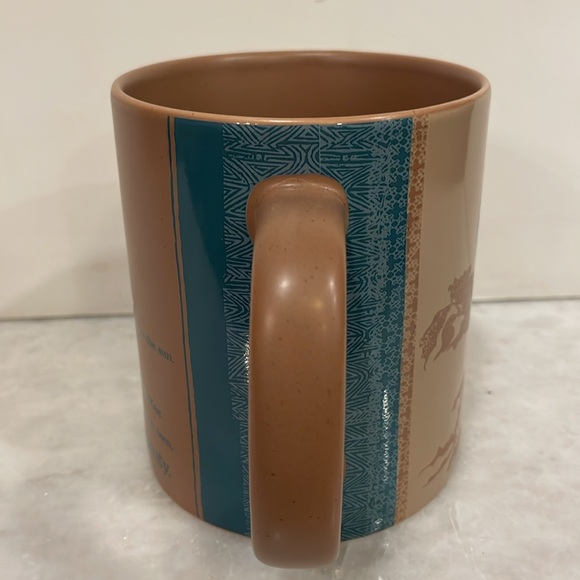 Starbucks Coffee The Origin Of Coffee 2006 Thanks To Manola 18 Oz Brown mug - Picture 4 of 5